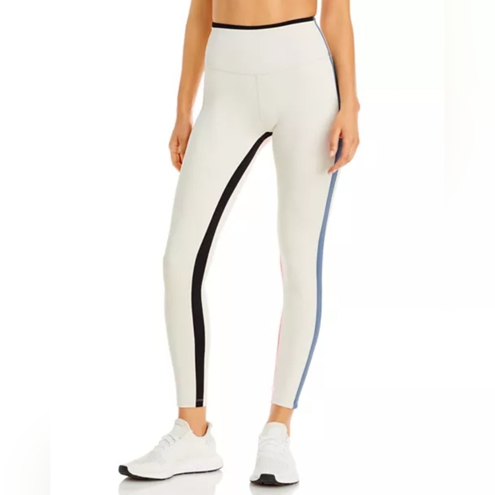Splits59 Leggings Sam High Waist Techflex 7/8 Pants White Colorblock Medium - Picture 2 of 8